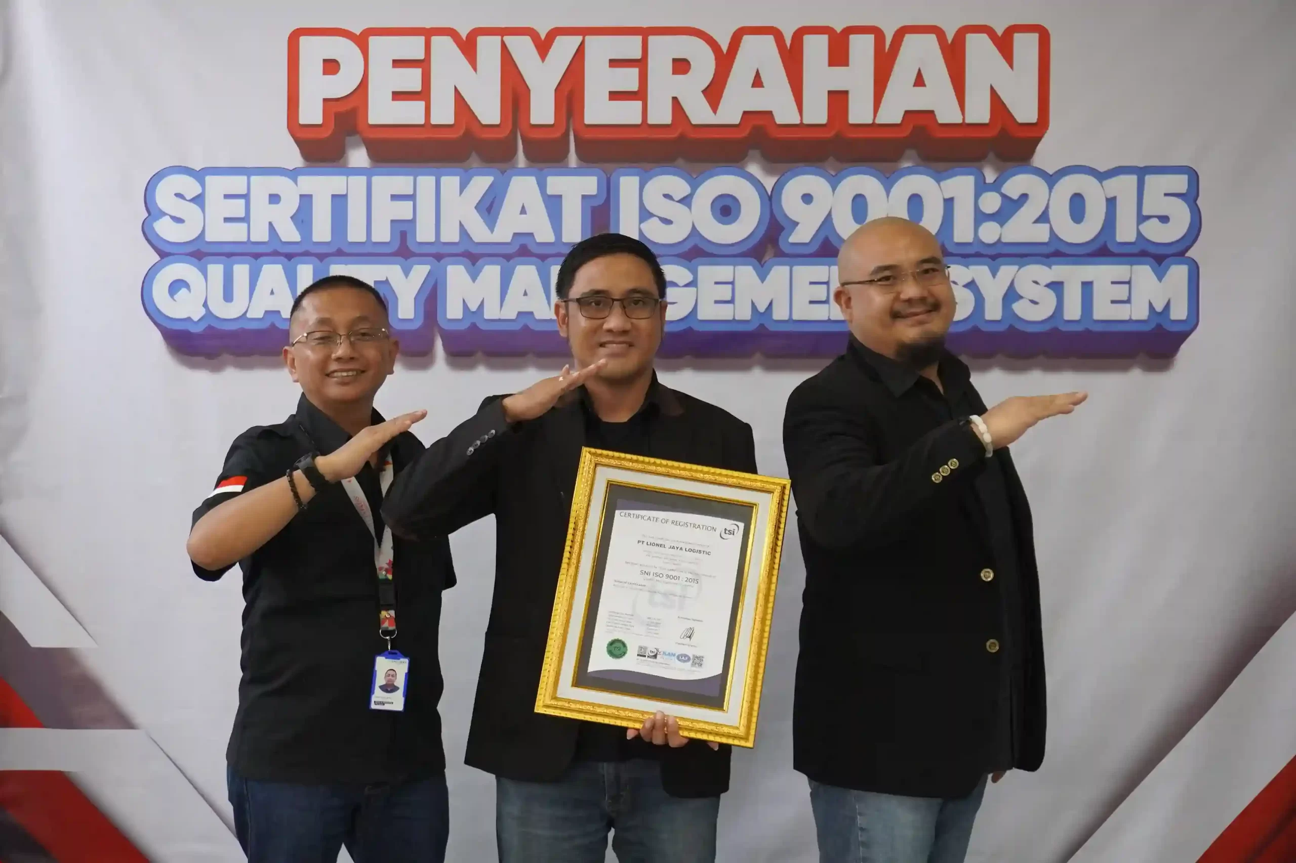 Penghargaan ISO Lionel Group