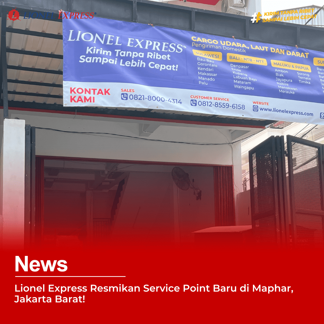 Lionel Express Resmikan Service Point Baru di Maphar Jakbar